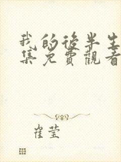 我的后半生45集免费观看电视剧封面