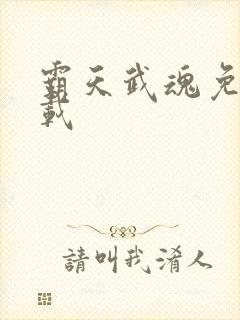 霸天武魂免费下载