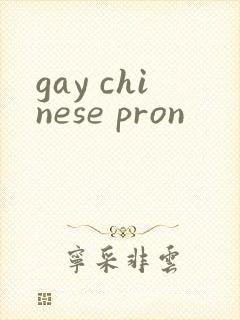 gay chinese pron