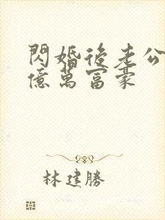 闪婚后老公竟是亿万富豪封面