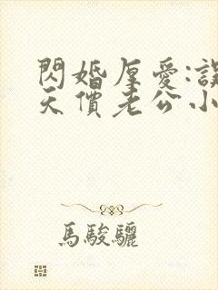 闪婚厚爱:误嫁天价老公小说封面