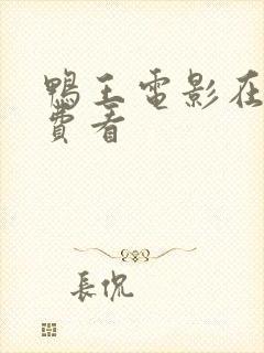 鸭王电影在线免费看