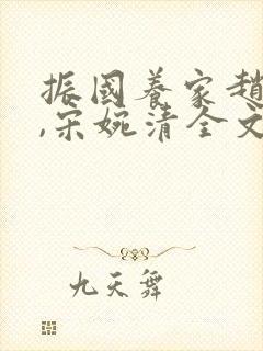 振国养家赵振国,宋婉清全文阅读