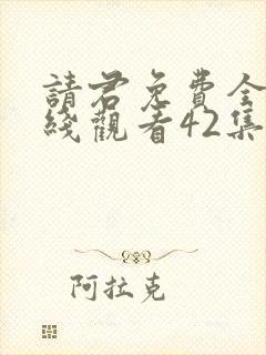 请君免费全集在线观看42集封面