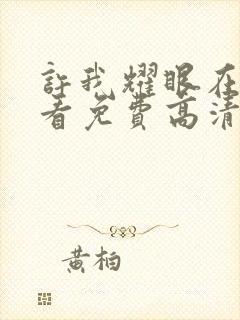 许我耀眼在线观看免费高清