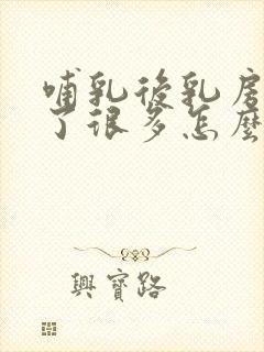 哺乳后乳房变小了很多怎么办