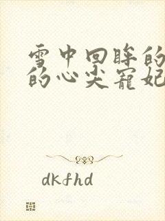 雪中回眸的四爷的心尖宠妃