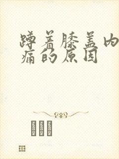 蹲着膝盖内侧疼痛的原因