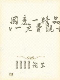 国产一精品一av一免费观看