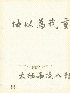 他以为我重生了封面