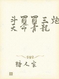 斗罗罗三炮吾乃天命青龙封面
