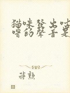 猫咪发出咕噜咕噜的声音是为什么封面