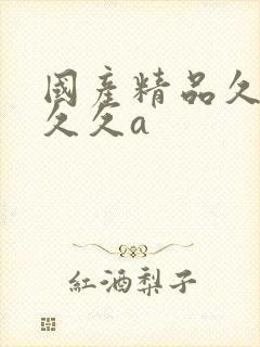 国产精品久久久久久a