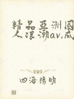 精品亚洲国产成人浪潮av,成人激