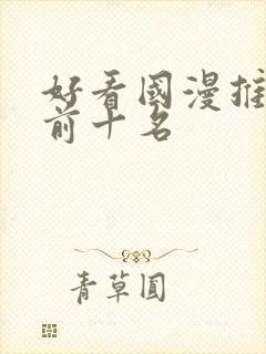 好看国漫推荐 前十名