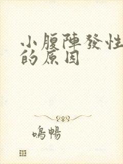 小腹阵发性疼痛的原因