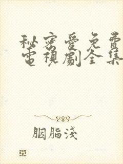 秘密爱免费观看电视剧全集完整版高清