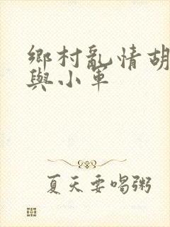 乡村乱情胡秀英与小军