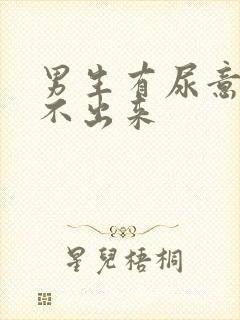 男生有尿意却尿不出来