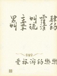 男主叫霍肆女主叫季琉清的小说