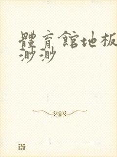 体育馆地板上c渺渺