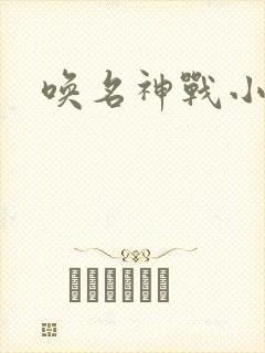 唤名神战小说封面