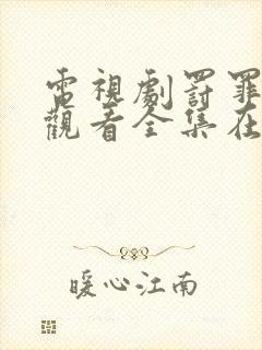 电视剧罚罪免费观看全集在线