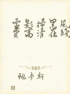 电影扫黑风暴免费高清在线观看国语