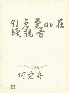 91免费av在线观看