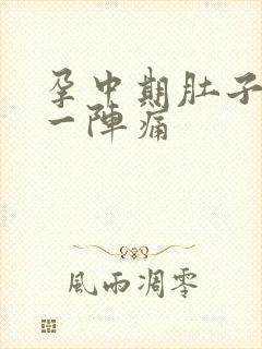 孕中期肚子一阵一阵痛