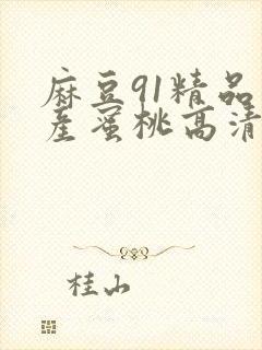 麻豆91精品国产蜜桃高清