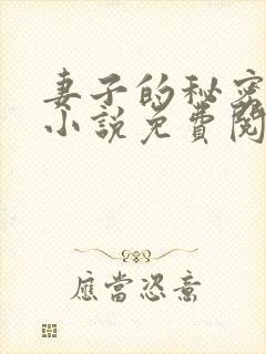 妻子的秘密吴双小说免费阅读