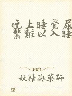 晚上睡觉尿意频繁难以入睡