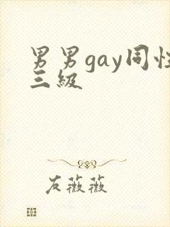 男男gay同性三级