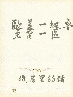 欧美一级鲁丝片免费一区