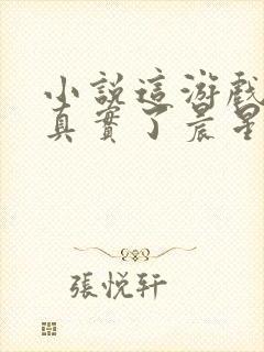 小说这游戏也太真实了晨星ll阅读