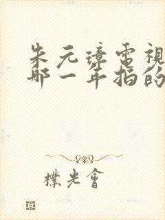 朱元璋电视剧是哪一年拍的