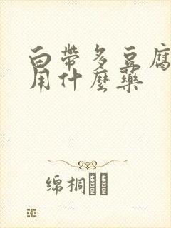 白带多豆腐渣样用什么药