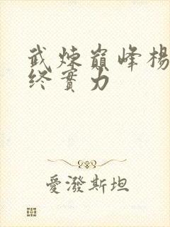 武炼巅峰杨开最终实力