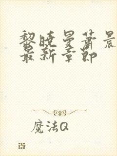 黎晓曼萧晨小说最新章节封面