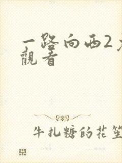 一路向西2免费观看封面