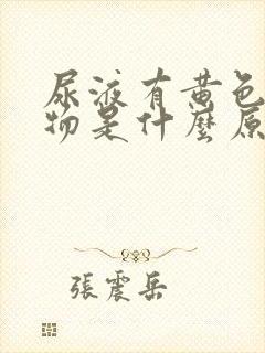 尿液有黄色沉淀物是什么原因引起的封面