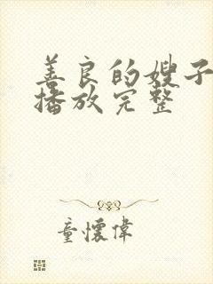 善良的嫂子高清播放完整封面