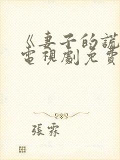 《妻子的谎言》电视剧免费观看全集