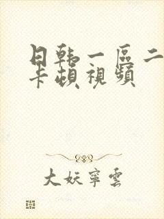 日韩一区二区不卡顿视频