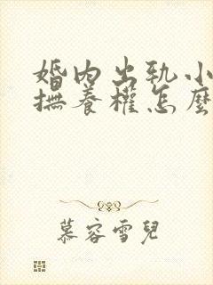 婚内出轨小孩子抚养权怎么判定