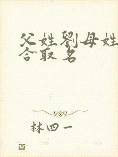 父姓刘母姓陈结合取名