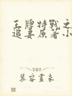 王牌特战之军少追妻原著小说