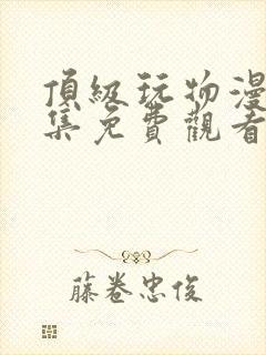 顶级玩物漫画全集免费观看下拉式