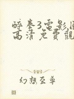 醉拳3电影国语高清免费观看封面